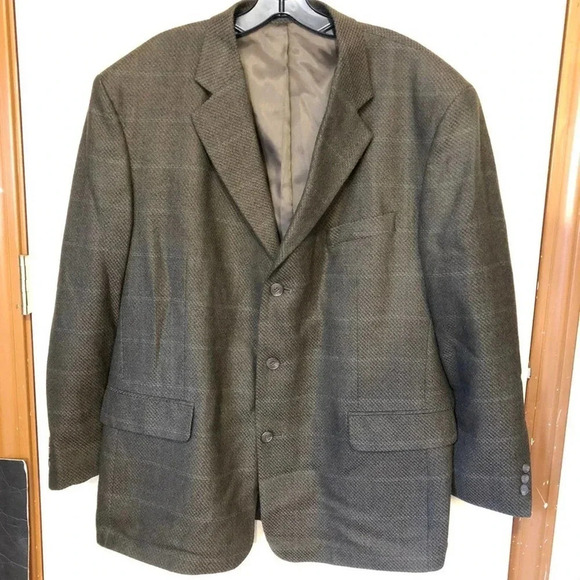 100% Wool Stafford Men Blazer Size 44S - Picture 1 of 9